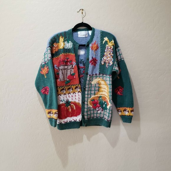 NORTHERN ISLES Small HANDKNIT THANKSGIVING Harvest - Picture 8 of 12